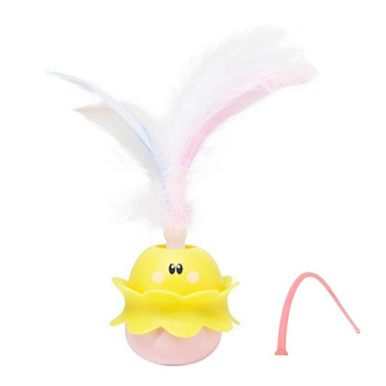 

Интерактивная игрушка для кошек Автоматически вращающаяся электрическая игрушка для котят Перезаряжаемая для игры в помещении и на улице C