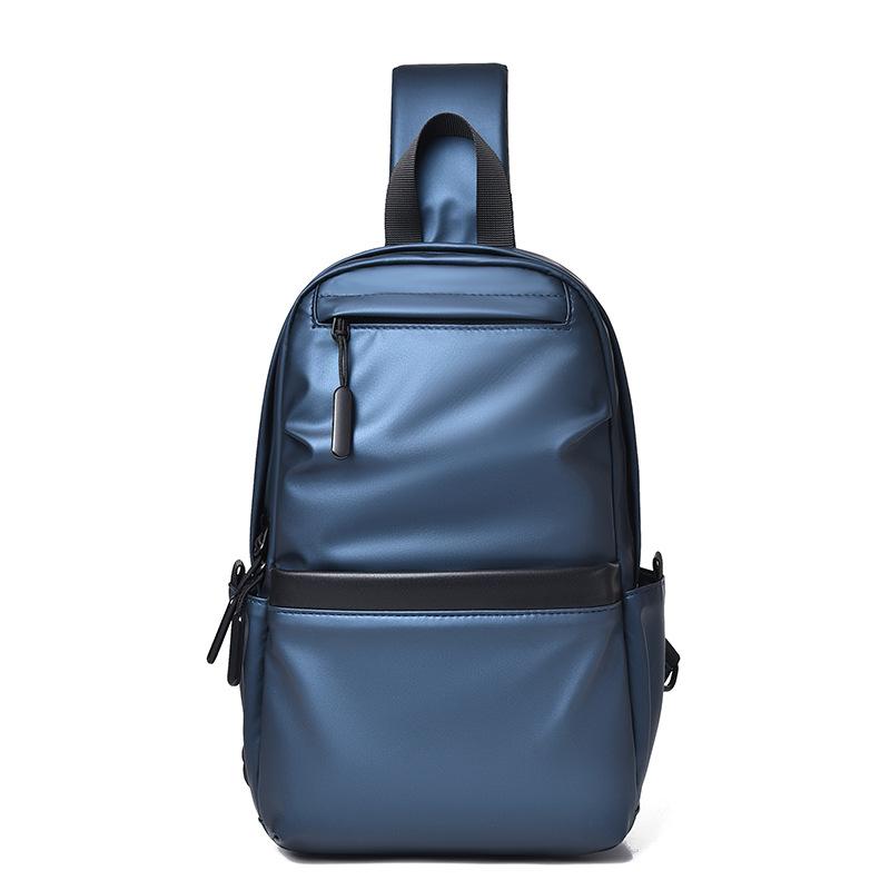New Men's Chest Bag: Simple, Trendy, Cool, Durable Shoulder Bag for Leisure Travel Portable Business Commuting Crossbody Bag for Men's Shoulder Bag