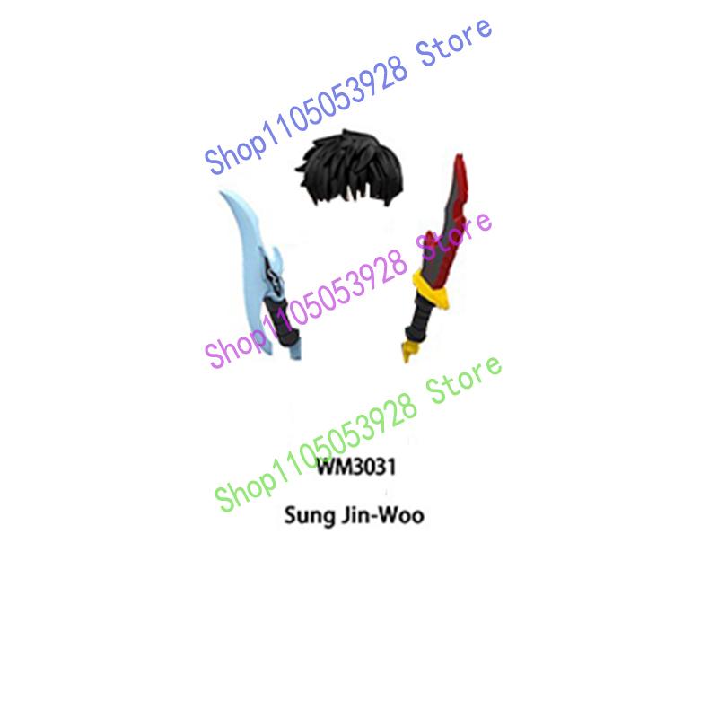 Non-Toxic Wm Blocks Wm6220 Wm6221 Anime Cartoon Tv Solo Leaving S Hunter Sung Beru Shadow Soldiers Building Blocks For Kids Collect Gifts