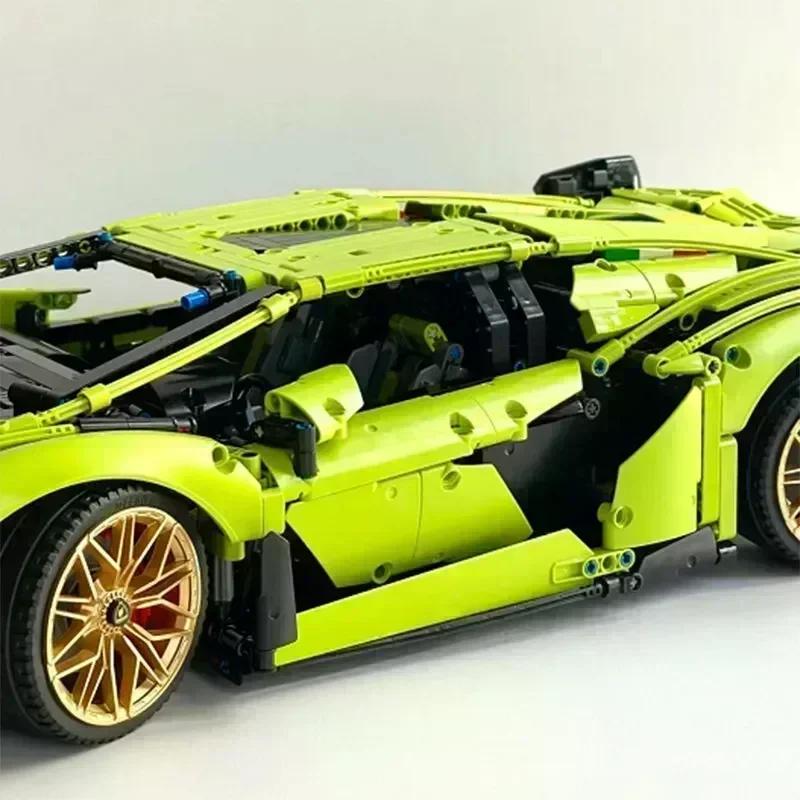 Compatible 42115 Technical Lambos Moc Super Car Model Building Blocks FKP37 Bricks For Adult Toy for Boysand girl Gifts