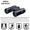 Pentax UD 9x21 Binoculars In Clear Field of Lightweight Body with Roof and Fully Optics Ensure Excellent Image Performance for and Black. Bright,