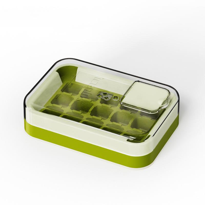 Creative Ice Cube Makers Square Ice Cube Moulds Reusable Mini Ice Cube Mold Drink Freezing Gadgets Kitchen Tools зелёный