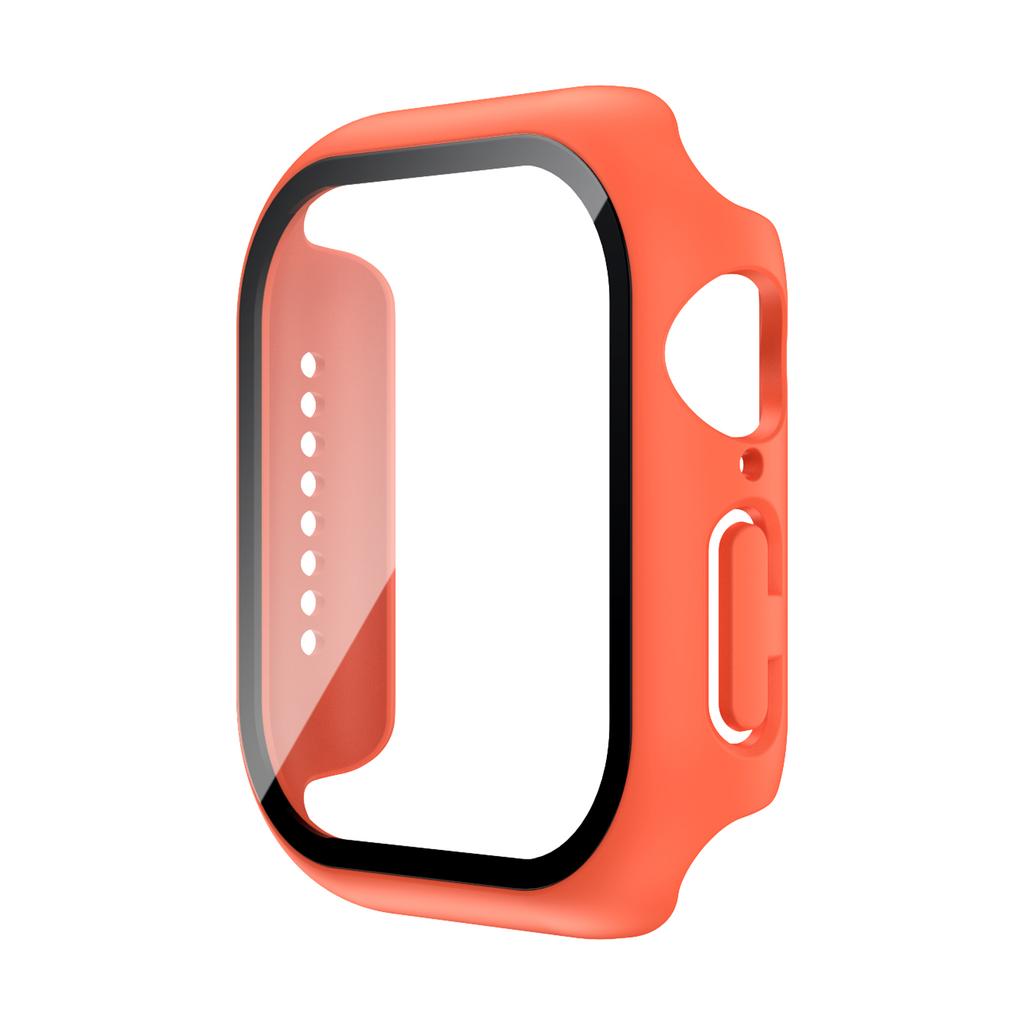 Tempered Glass+Case For Watch 38mm 40mm 41mm 42mm 44mm 45mm 46mm Screen Protector Protective Cover iWatch 10 8 7 9 6 SE 5