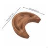 MoonShaped Tray Versatile Moon Decorative Display Dish for Tabletop, Living Room, Dining Table