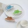 1pc Amber Caramel 1pc Acetic Acid Cartoon Cute and Bizarre Small Snake Grab Clip Personalized High End Shark Clip