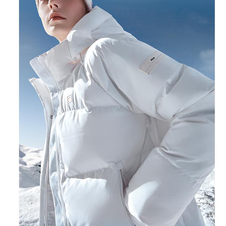 New FILA Down Jacket Women's Jade White A11W341907F-WT