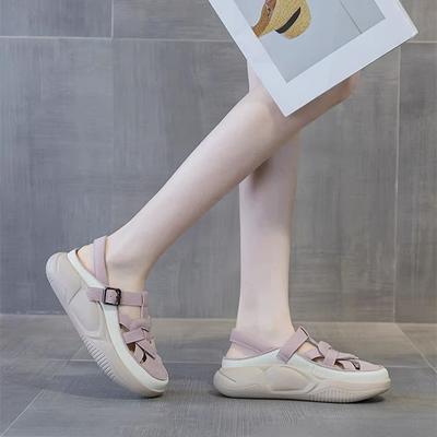 Lightweight Hollow Out Toe Sandals for Women with Super Soft Soles Wide Legged Sports Shoes Summer Breathable