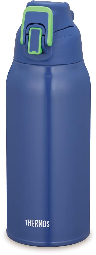 Thermos Vacuum Insulated Sports Bottle, 0.8L, Blue-Green, Keeps Drinks Cold Only, FHT-802F BLGR