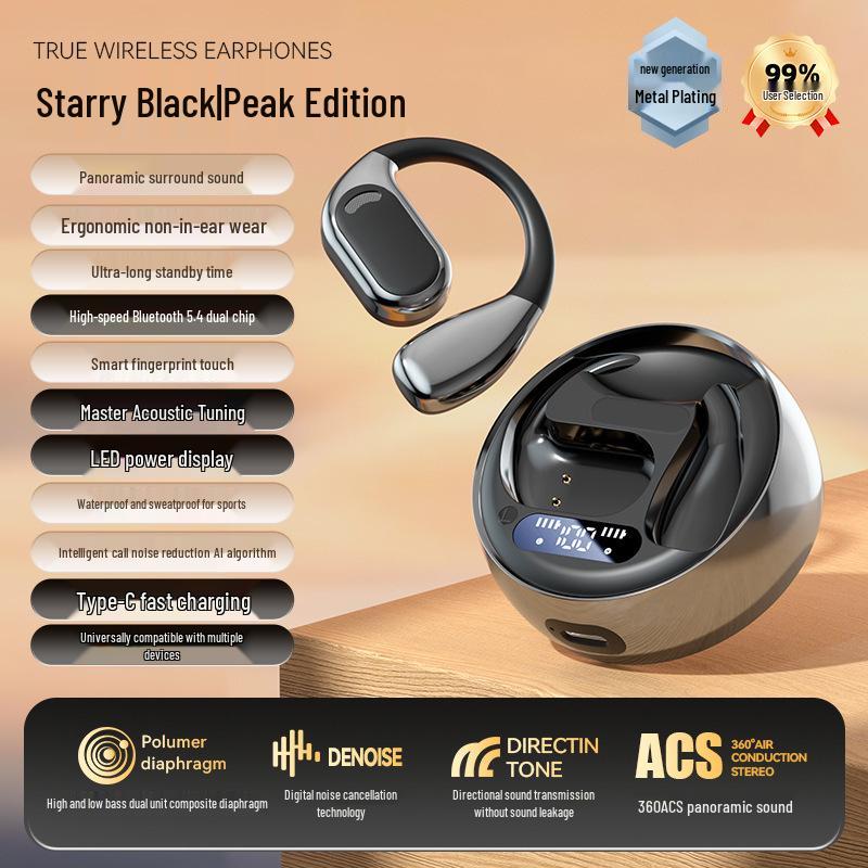 Cross-border M76 Open-Ear Wireless Bluetooth Bone Conduction Running Headphones