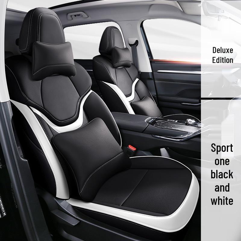 Harvard Fuda Dog Raptor Genuine Leather Car Seat Cover, Full Wrap, All-Season.