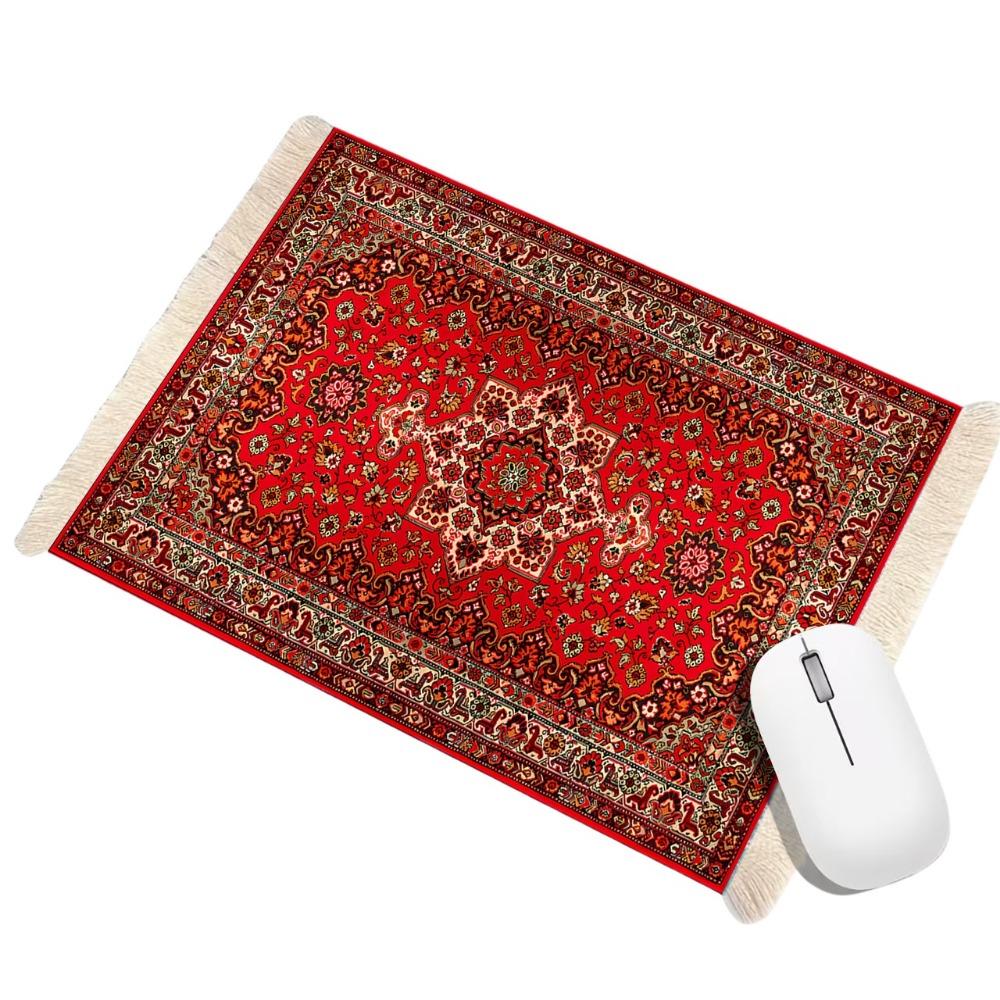 with Tassel Desk Mat Bohemia Computer Table Mat Multifunctional Carpet Mouse Pad  Gaming Setup