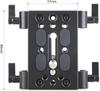 SmallRig Base Plate with 15mm Rod Clamp, Tripod Base Plate, 15mm Rod Clamp Tripod Plate - 1798