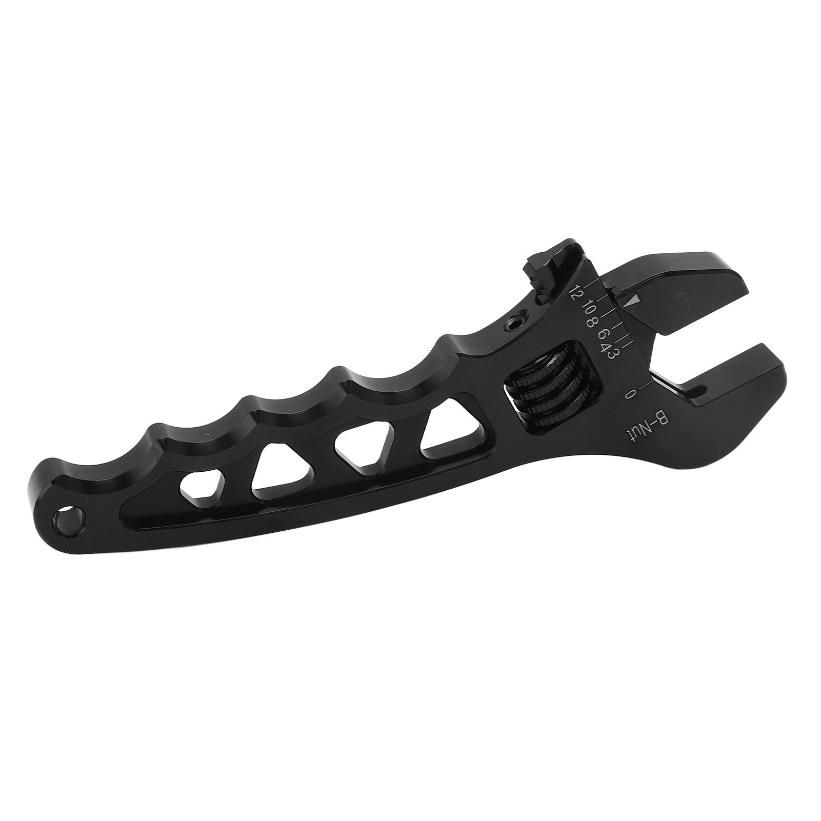 

AN3 to AN12 Hose Fitting Wrench Adjustable Aluminum Alloy Anodic Oxidation High Strength