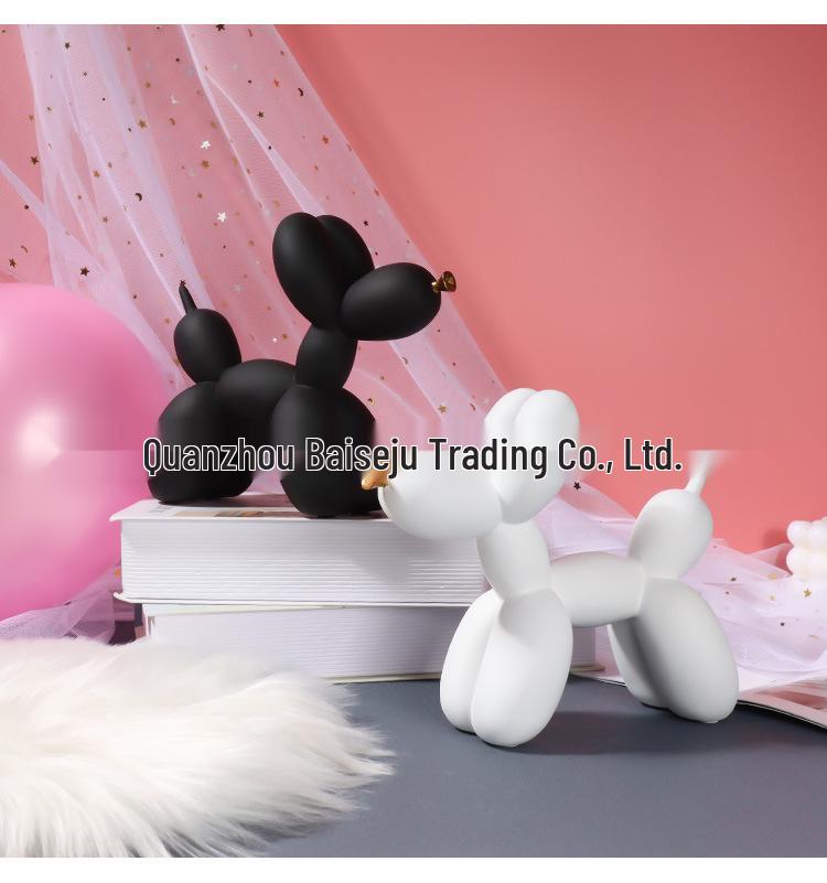 Nordic Creative Resin Balloon Dog Figurines - Home & Wine Cabinet Decor