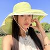Anti-UV Fisherman Hat Wide Brim Bucket Hat New Beach Cap  Women