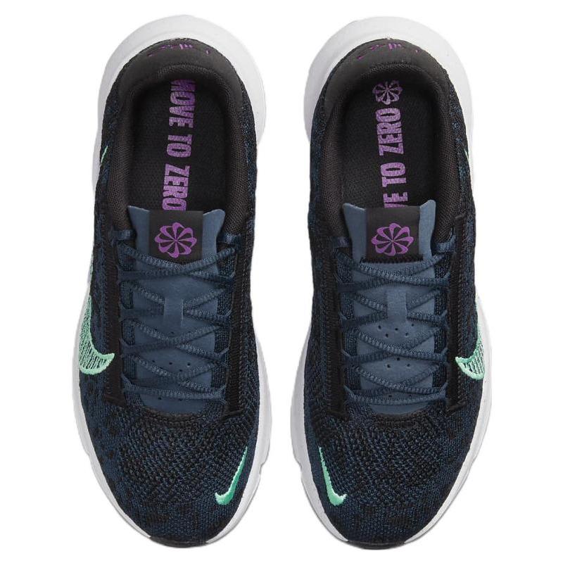 Nike SuperRep Go 3 Flyknit Next Nature 'Armoury Navy Green Glow' Women's Sneakers DH3393-002