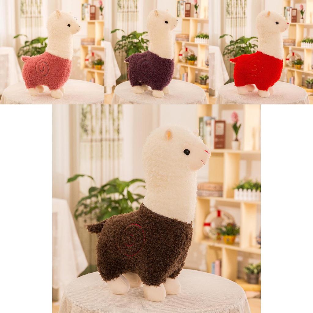 Entzückendes Alpaka Plüschpuppen Spielzeug mit lieblicher kleiner Schaf-Design in verschiedenen Farben
