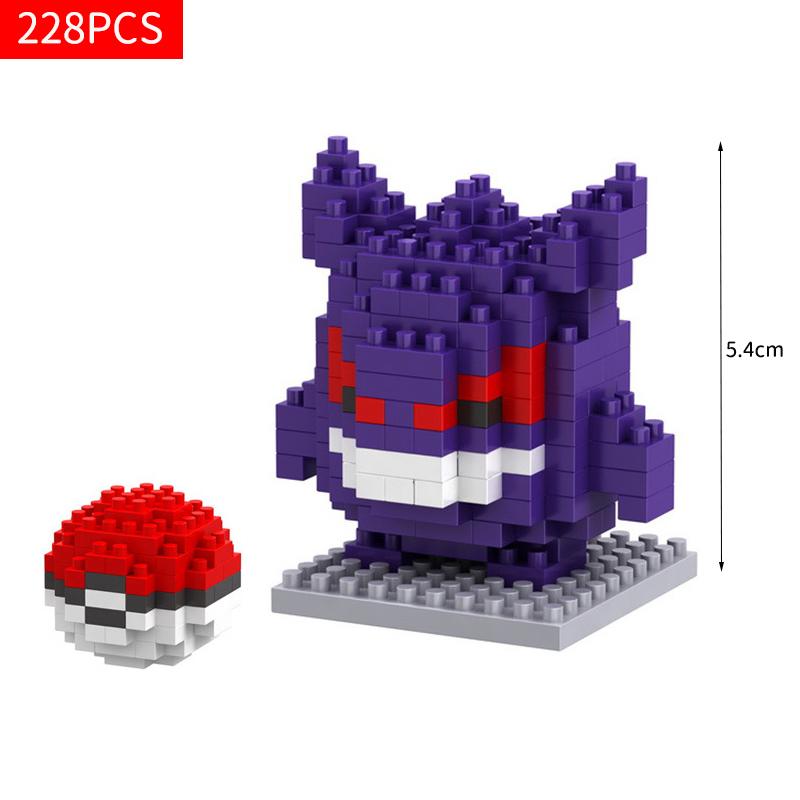 Pokemon Toy Lega Building Blocks Pokémon Action Cartoon Character Pikachu Assembled Model Building Block For Boys Birthday Gifts