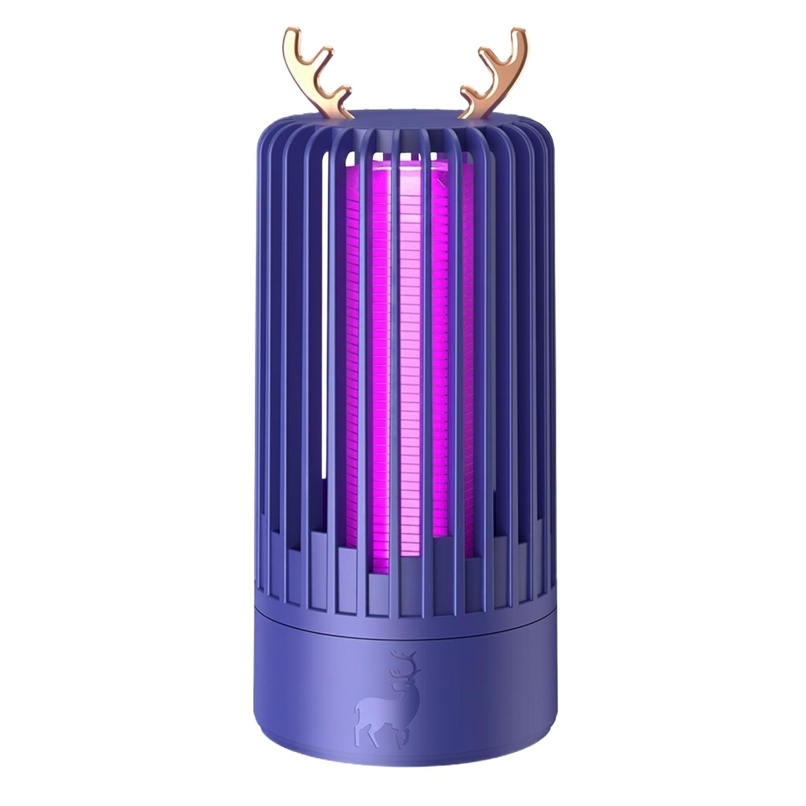 Indoor Mosquito Killer Lamp Electric Mosquito Repellent Device USB Powered Insect Trap Portable Mosquito Zapper for Home Use ONE SIZE