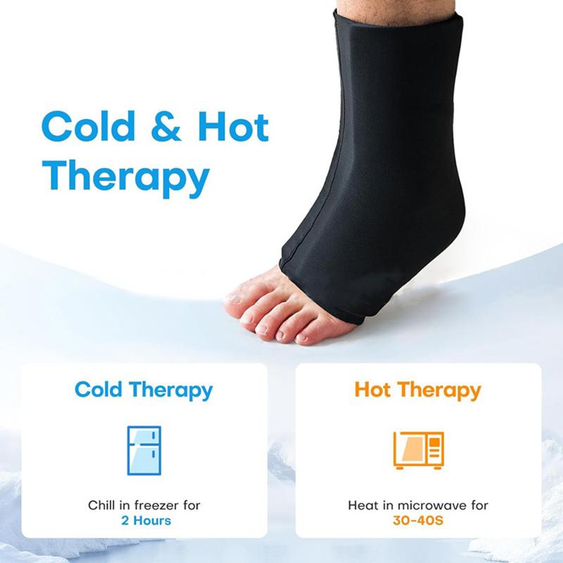 Reusable Foot Ice Pack Wrap For Plantar Fasciitis Cooling Sock  Cold Therapy Gel Foot Pack For Ankle Pain Relief Arthritis
