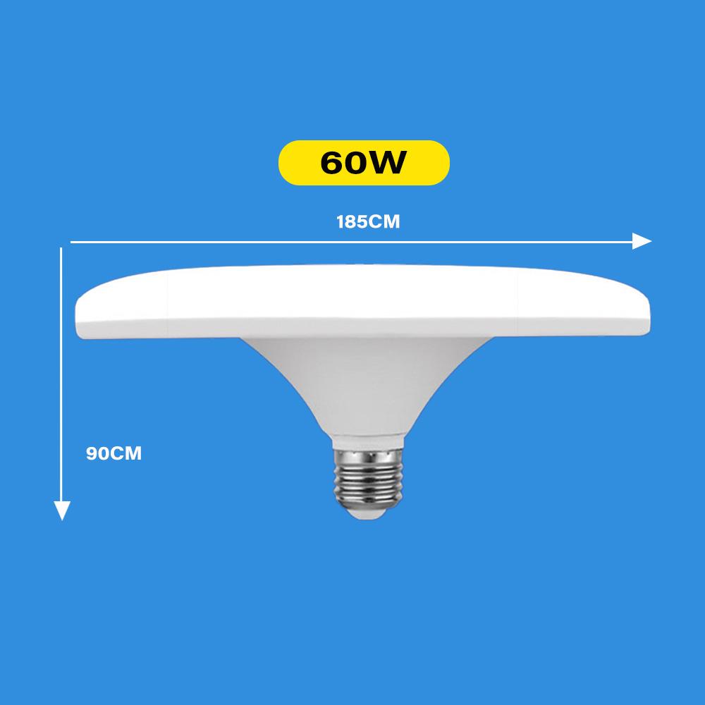 Super LED Bulb 220v E27 Base Household Energy Saving Lamp Indoor Lighting Flying Saucer Light 6500k Ceiling Lamp Garage Light