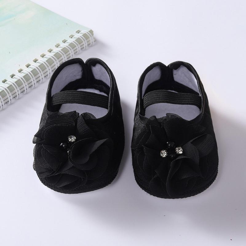

Детская обувь принцессы с бусинами и цветами, декоративная обувь для малышей 11