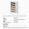 Foldable Rolling Magnetic Storage Cabinet