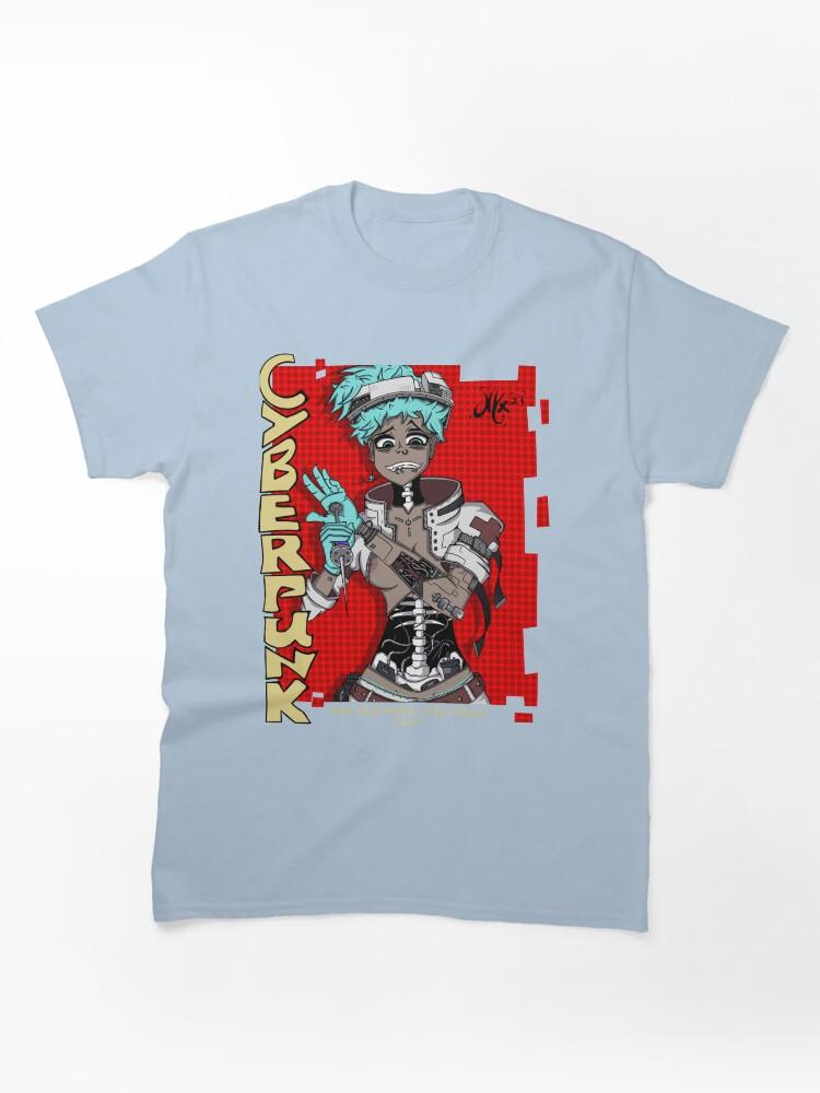 Cyberpunk Edgerunners 2 Crazy Cyberpunk girl Classic Unisex T-Shirt