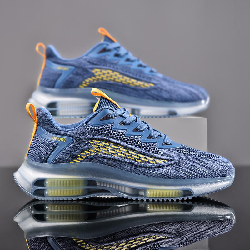 

Мужская обувь 2025 года 2025 новая летняя обувь для бега с воздушной подушкой тренд амортизация повседневная спортивная обувь платформа папины кроссовки 39