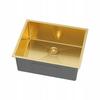 Single Bowl Sink Nayes 54x44 Steel Gold Pvd