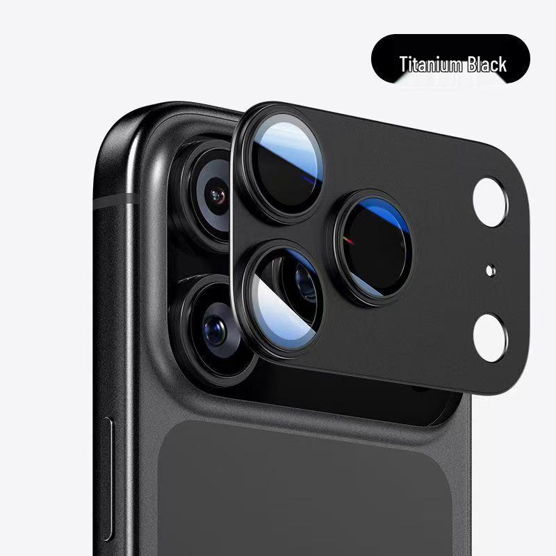 Apple iPhone 17 Pro Max Full Coverage Lens Protector - Metal Anti-Drop Film