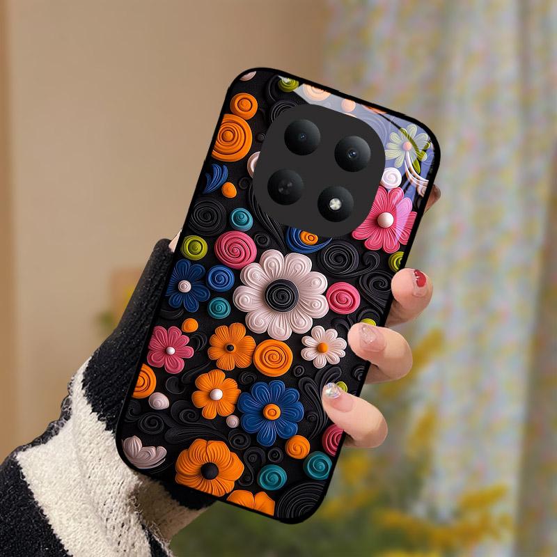 Glass Case For Xiaomi Poco M8 5G Fashion Hard PC Tempered Glass Phone Case Back Cover For Redmi Note 15 Note15 5G Funda Bumper