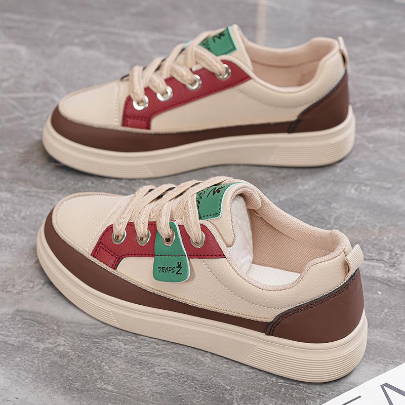 

2025 весна и осень новые инс корейская версия удобные маленькие белые туфли студентки платформа универсальные повседневные спортивные женские кеды 35