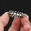 Vintage Simple Stainless Steel Fish Bone Rings For Men Women Fashion Popular Creative Biker Ring Punk Party Jewelry Dropshipping