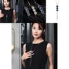 Long Allpurpose Beautiful Necklace For Women In Geometric Style With Sparkling Crystal Pendant