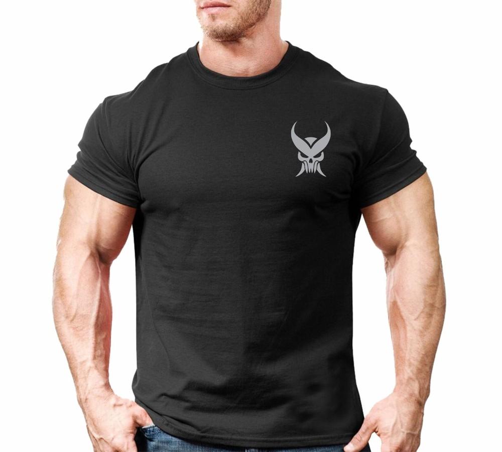 Brahma Bull T Shirt Gym Motivation Training Bodybuilding Top The Rock Pocket