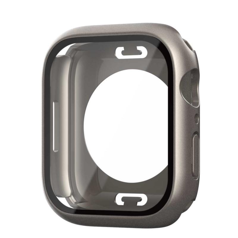 Case for Apple Watch Series 11/10/9/8/7/SE/3/6/5 Screen Protector 360° Full Protective Tempered Glass Face Cover+Back PC Bumper