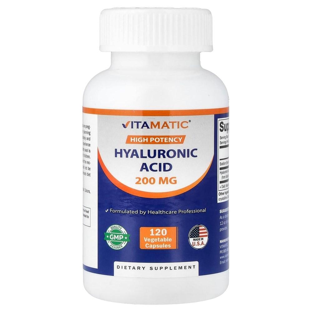 iHerb Hyaluronic Acid 200mg Veggie Capsules 120 Tablets 1 pcs