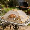 Vegetable Cover Foldable Mesh Food Nets Reusable Bug-Repellent Food Covers Fly-out Outdoor Meal Protector