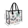 Floral Print Tote Bag Casual Daily Shoulder Bag for Women Lightweight Reusable Shopping Handbag