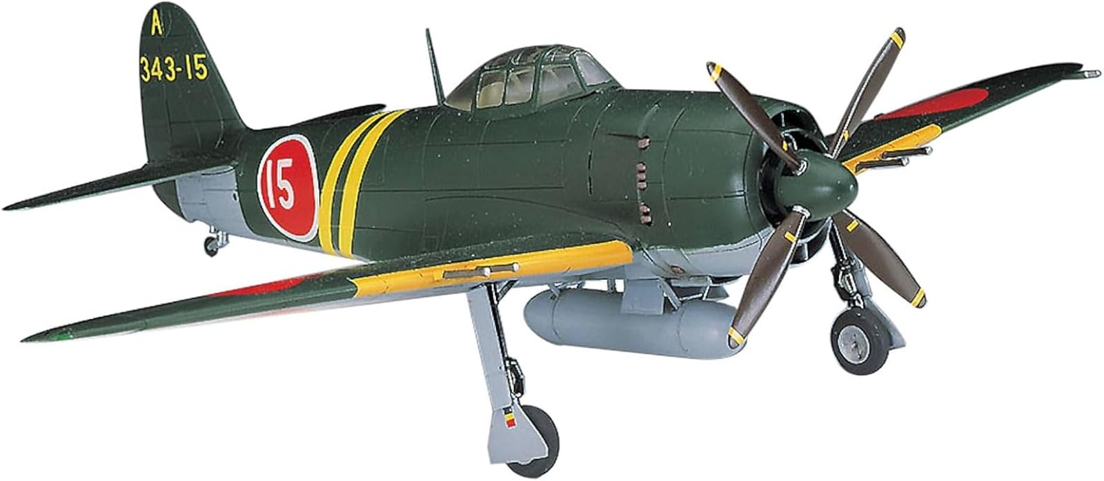 Hasegawa Kawanishi Местный истребитель Пластиковая модель 1/72 N1K2-J Shiden-kai