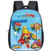 SuperThings Kindergarten Bags Funny Cartoon Backpack Waterproof Kids Bookbag SUPERTHINGS School Bag for Boys Girls Mochila