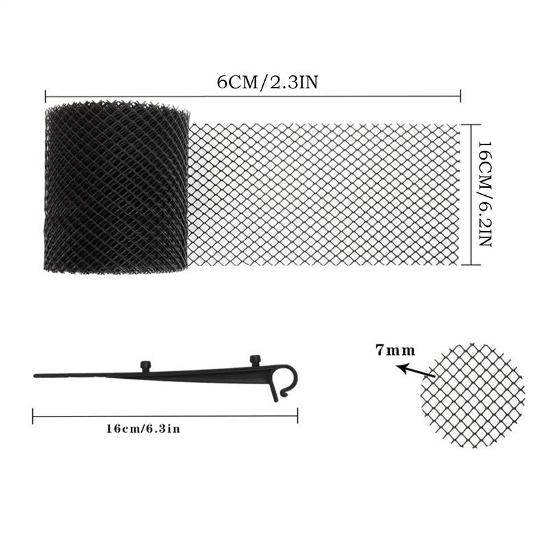 Drainage Ditch Fence Netting Heavy Duty Garden Netting Mesh Barrier Quick Installation Versatile Drainage Protection Net For