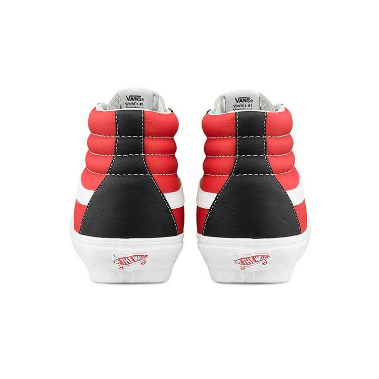 Vans Sk8-Hi Reissue VLT LX Black Orange Unisex Sneakers VN0A4BVHA0G