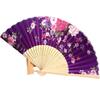 1PC Japanese   Folding Hand Dancing Wedding Party Decor Fan PP