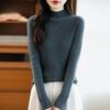 A New Semi-high-neck Sweater for Women In Autumn and Winter, A Slimming and Form-fitting Long-sleeved, Versatile and Stylish Base Layer