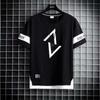 Men's Summer Sports Running Suit Short Sleeve + Shorts 2 Piece Set