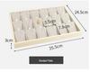 Minimalist Solid Wood Jewelry Display Tray for Rings, Necklaces, Bracelets, Watches, and Bangles