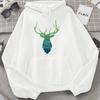 Harajuku Fleece Pullover Hoodie Christmas E Print Hoodies