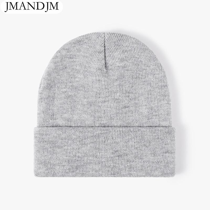 Disponibile Cappello a cuffia doppio ispessito caldo autunno e inverno cappello lavorato a maglia da donna semplice da uomo